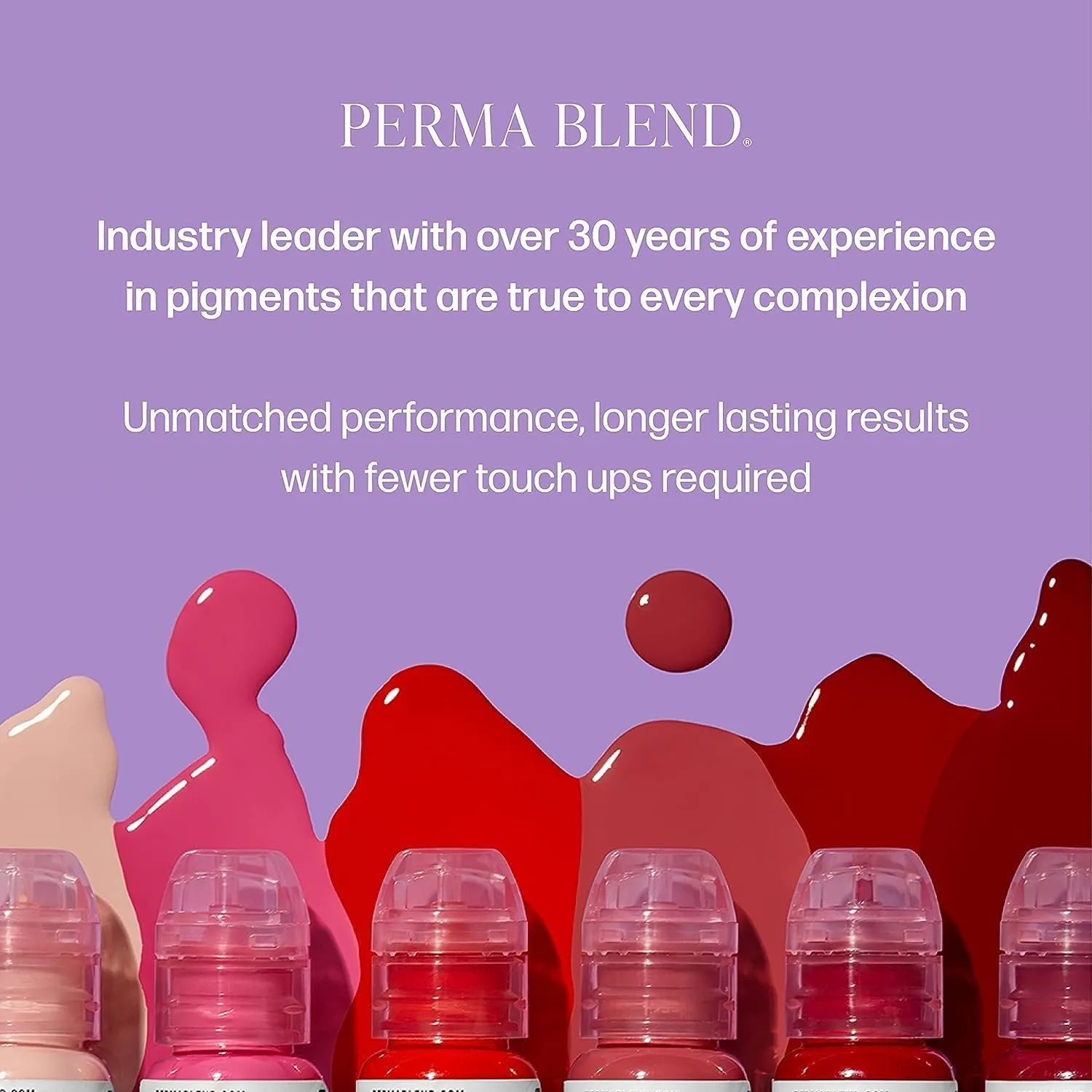 Perma Blend Lip Set - Pink Tattoo Ink Set for Permanent Makeup - Tattoo Supplies for Lip Blush Microblading - Includes Raspberry, Lush & Bazooka Pink Tattoo Ink Pigment - Vegan (0.5 oz Each)
