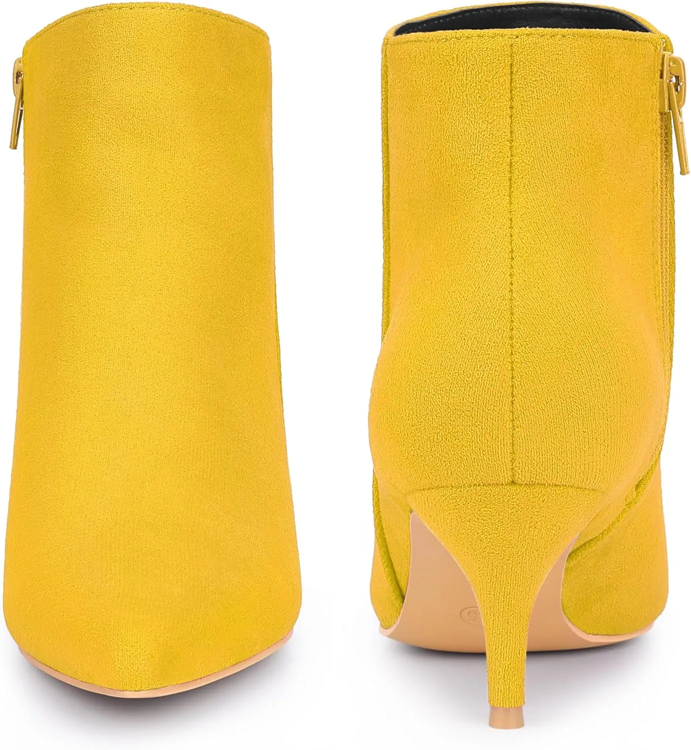 Perphy Pointed Toe Kitten Heels Ankle Booties Stiletto Heels Ankle Boots for Women