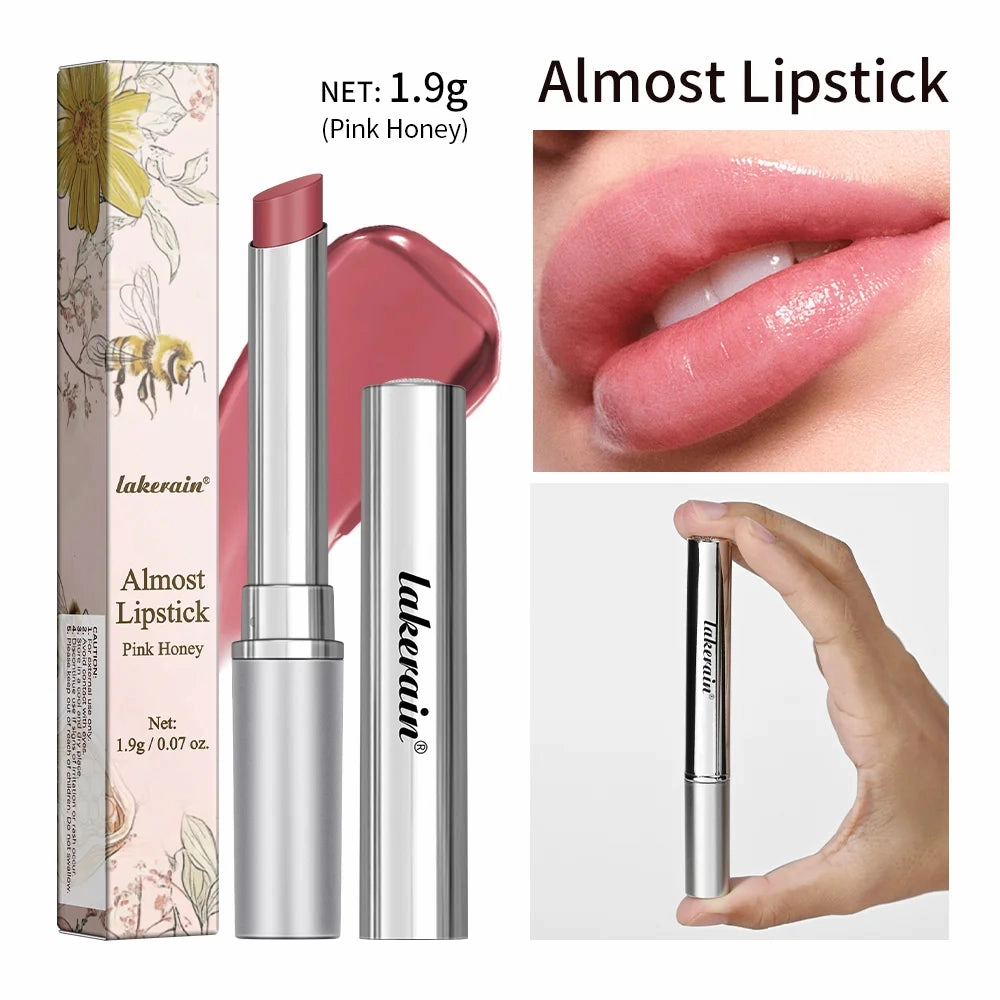 Pink Honey Almost Lipstick Tinted Lip Balm in Black Honey Powerful Lip Repulper Remove Dark Lips Lipbalm Exfoliating for Lips