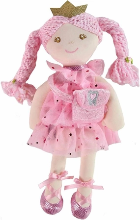 Pink Princess Tooth Fairy Plush Doll