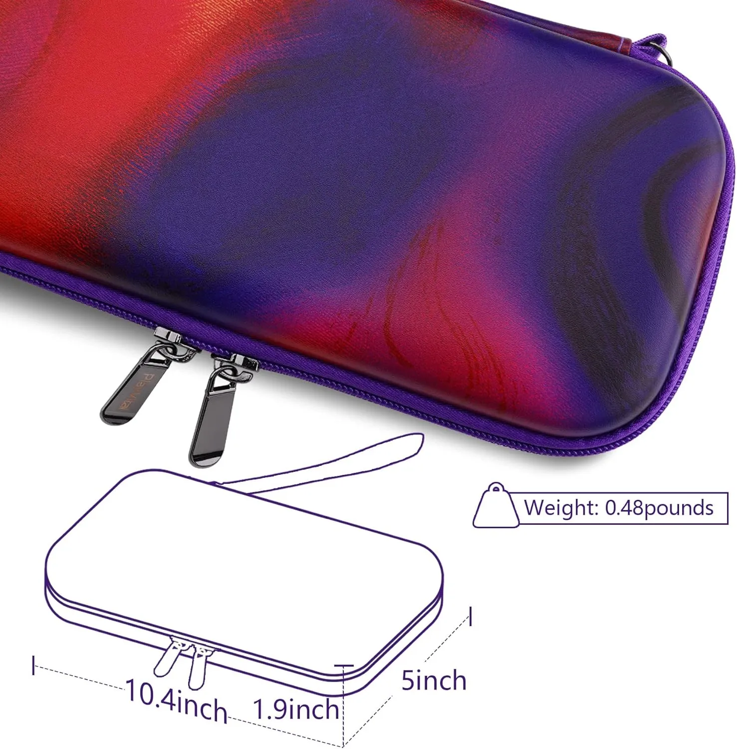 PlayVital Carrying Case for Nintendo Switch & Switch OLED - Swirl Series