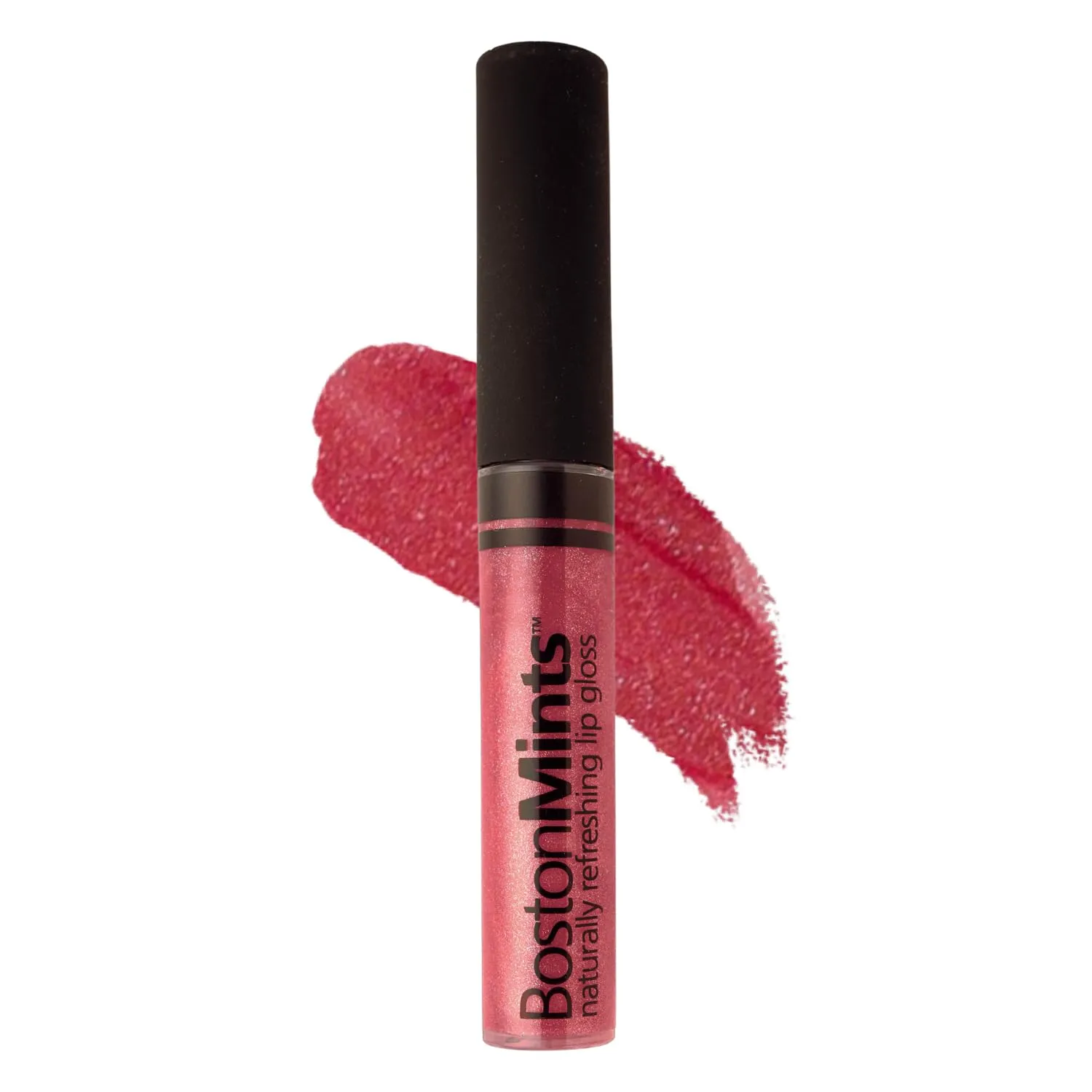 Plump & Shine Lip Duo Set - Mint Tucket Red Lip Gloss (.25oz) and Lip Plumper Southie Pout (.25oz) - Naturally Refreshing Vegan Lip Gloss