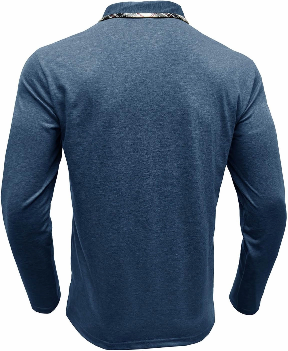Polo Shirts for Men Loose Fit Solid Lightweight Button T-Shirts Casual Stylish Long Sleeve Henley Pullover Tee Tops