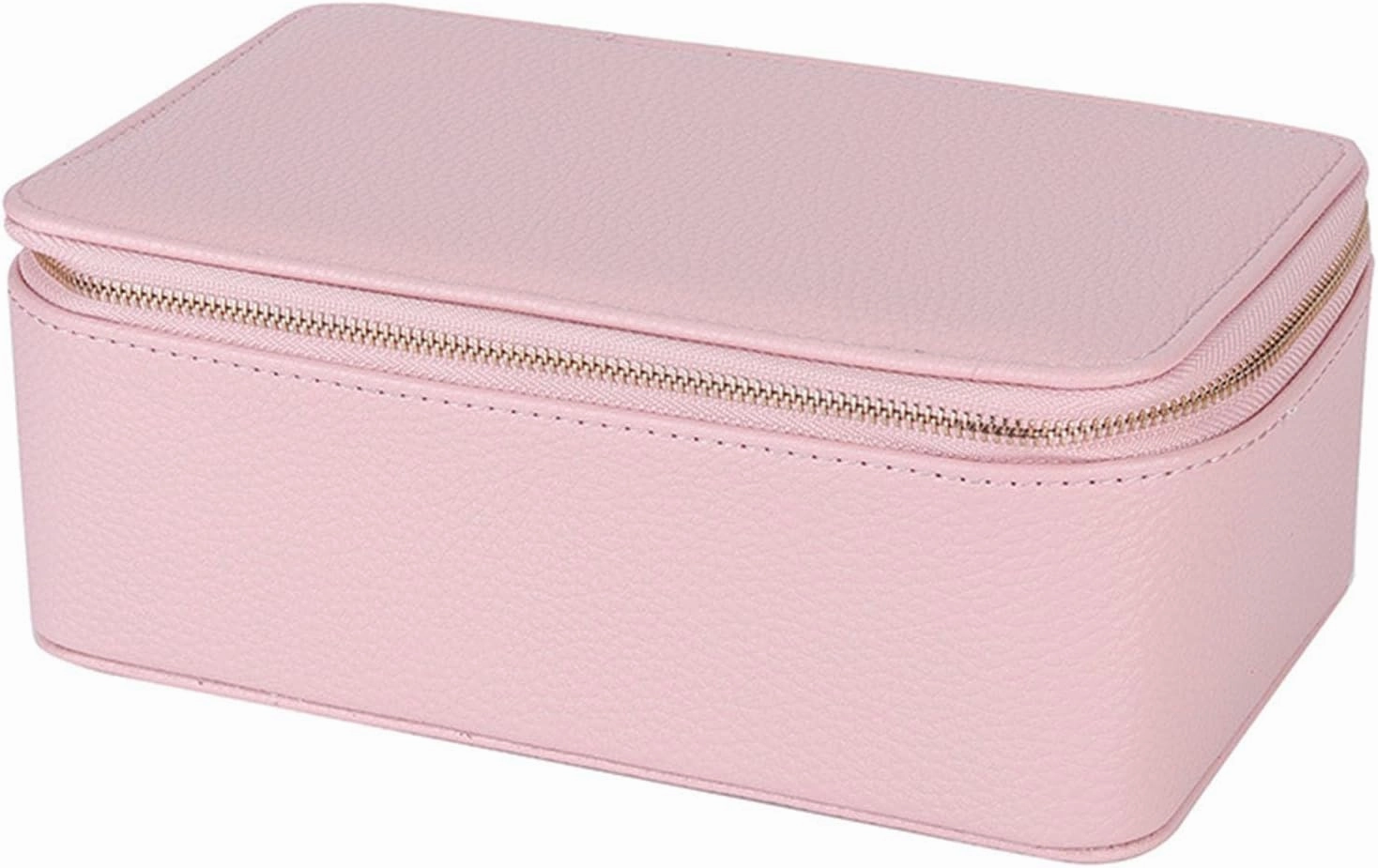Portable PU Leather Jewelry Organizer Box with 12 Small Pouches, For Girls Womens Earring Necklace Rings Bracelets Bags,Travel Jewelry Box with Small Velvet Pouches, Graduation Gifts Wedding (Yellow)