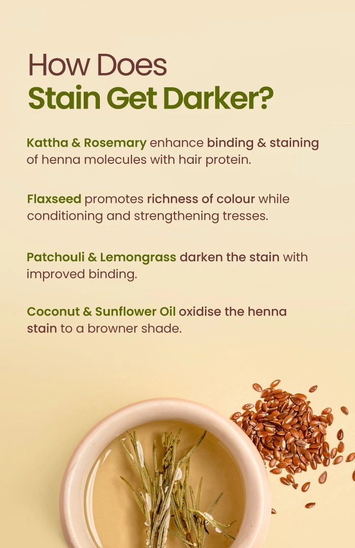 Post Henna Stain Bootl Oil | Rapid Stain Darkerning