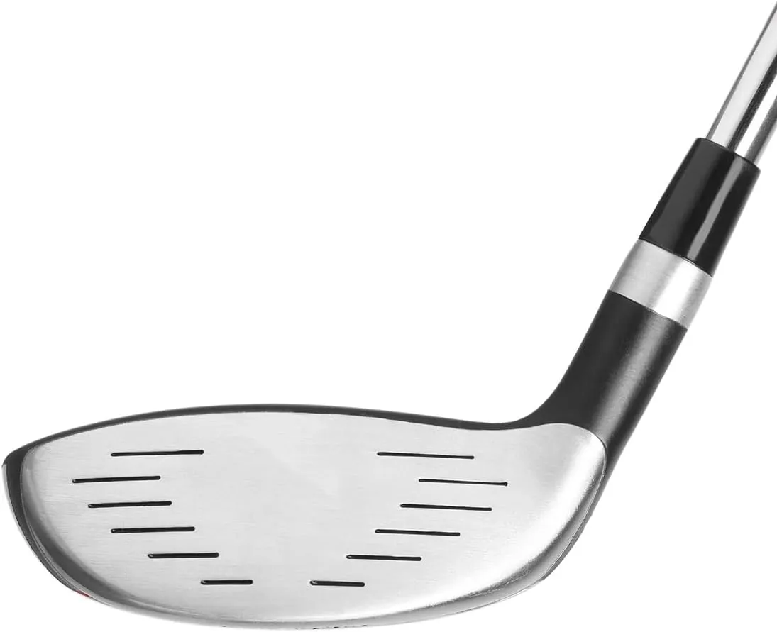 Powerbilt TPS Blackout Max Hybrid Golf Clubs, 3/4/5 Men's Right Handed Black/Red