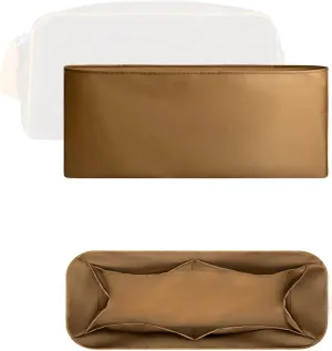 Purse Organizer Insert, Inside Bag Organizer Insert Fit for LV Dopp Kit Handbag Slim Inner Liner Storage Bag Lightweight Bag In Bag (Style-01)