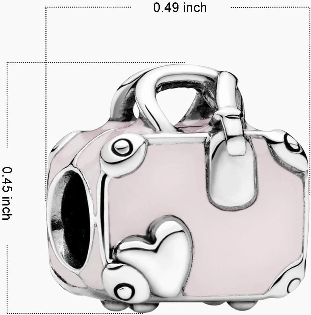 Queen Happy Birthday Hot Air Balloon Family Puppy Charm 925 Sterling Silver Charms for Bracelets and Necklaces Mother's Day Charms for Women