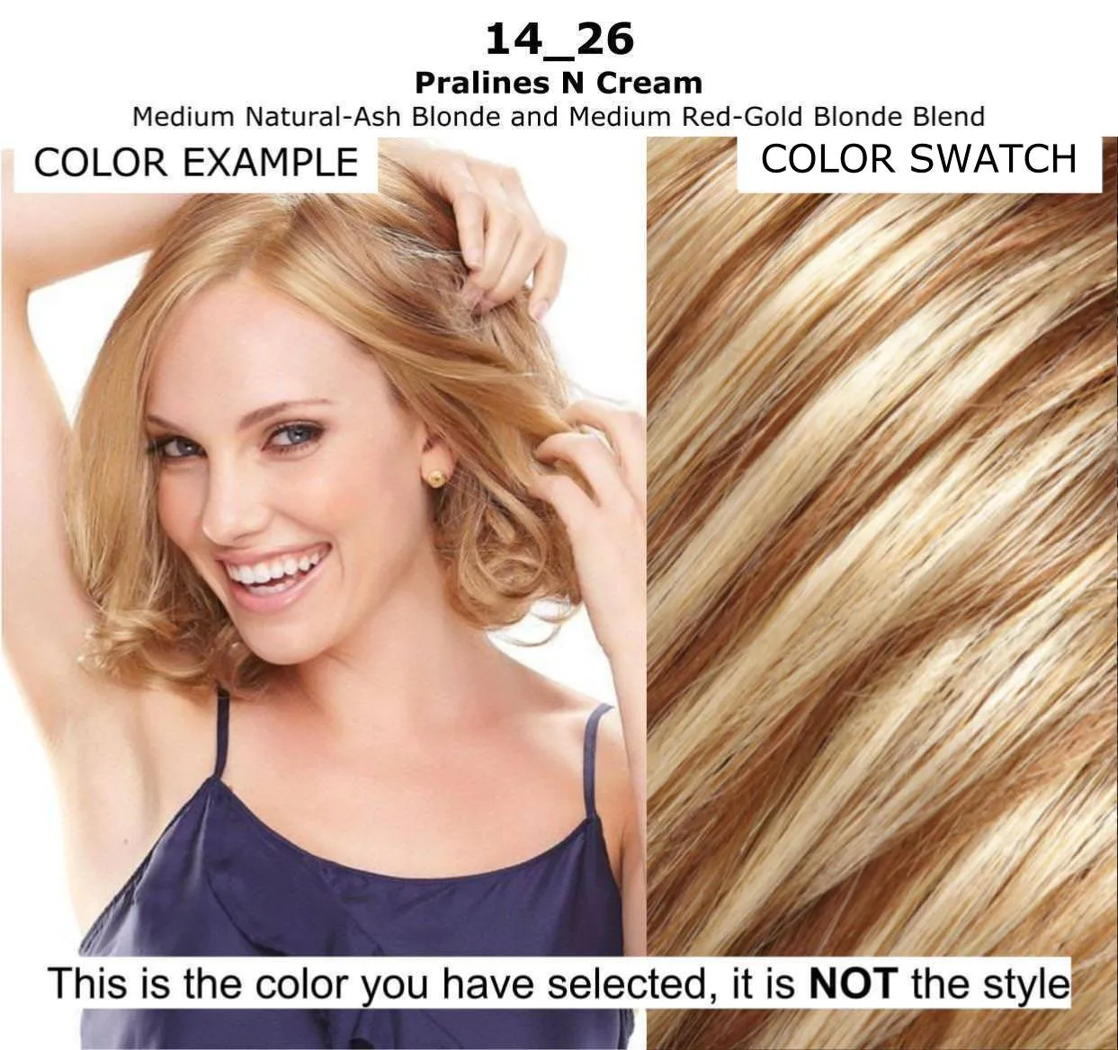 Quinn Wig Color 14/26 Pralines N' Crème - Jon Renau Wigs 9" Short Textured Wavy Layers Synthetic Lace Front Welded Monofilament Part Women's Curly Open Cap Adjustable Scalp Cooling
