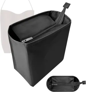 R-o-w NS Park Bucket Bag Organizer - Tall, Slim, Multiple Pockets, Lightweight Zipper Insert
