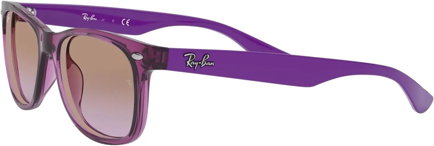 Ray-Ban Kids' RJ9052SF New Wayfarer Low Bridge Fit Square Sunglasses