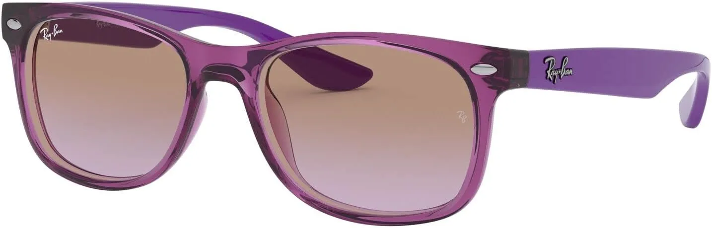 Ray-Ban Kids' RJ9052SF New Wayfarer Low Bridge Fit Square Sunglasses
