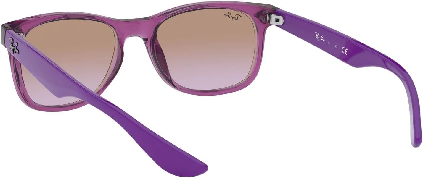 Ray-Ban Kids' RJ9052SF New Wayfarer Low Bridge Fit Square Sunglasses
