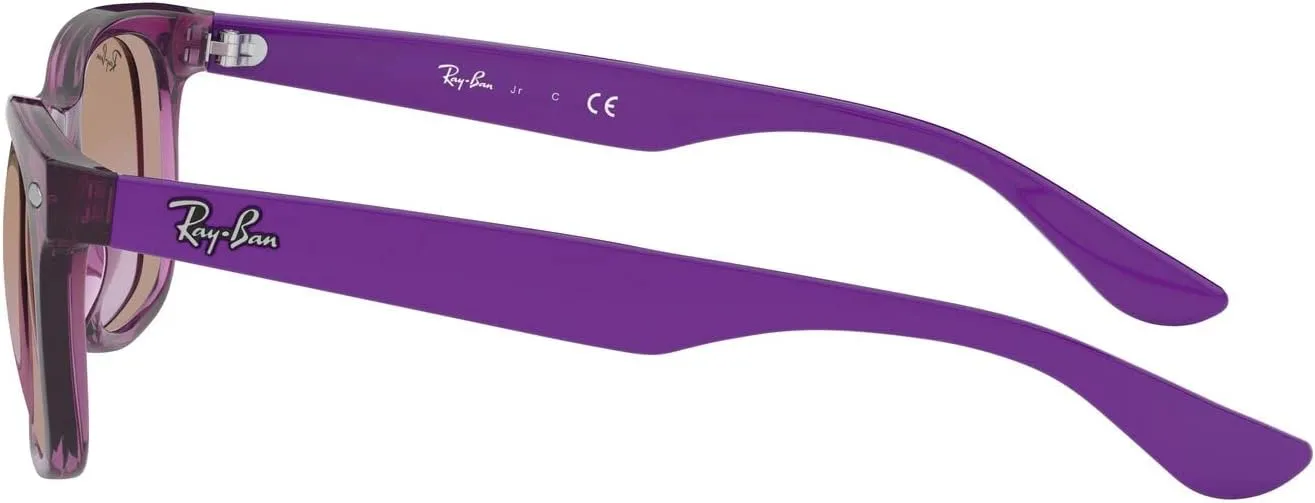 Ray-Ban Kids' RJ9052SF New Wayfarer Low Bridge Fit Square Sunglasses