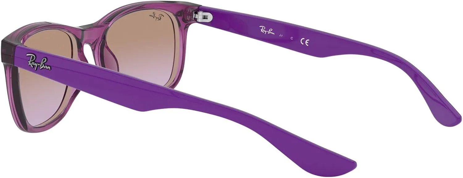 Ray-Ban Kids' RJ9052SF New Wayfarer Low Bridge Fit Square Sunglasses