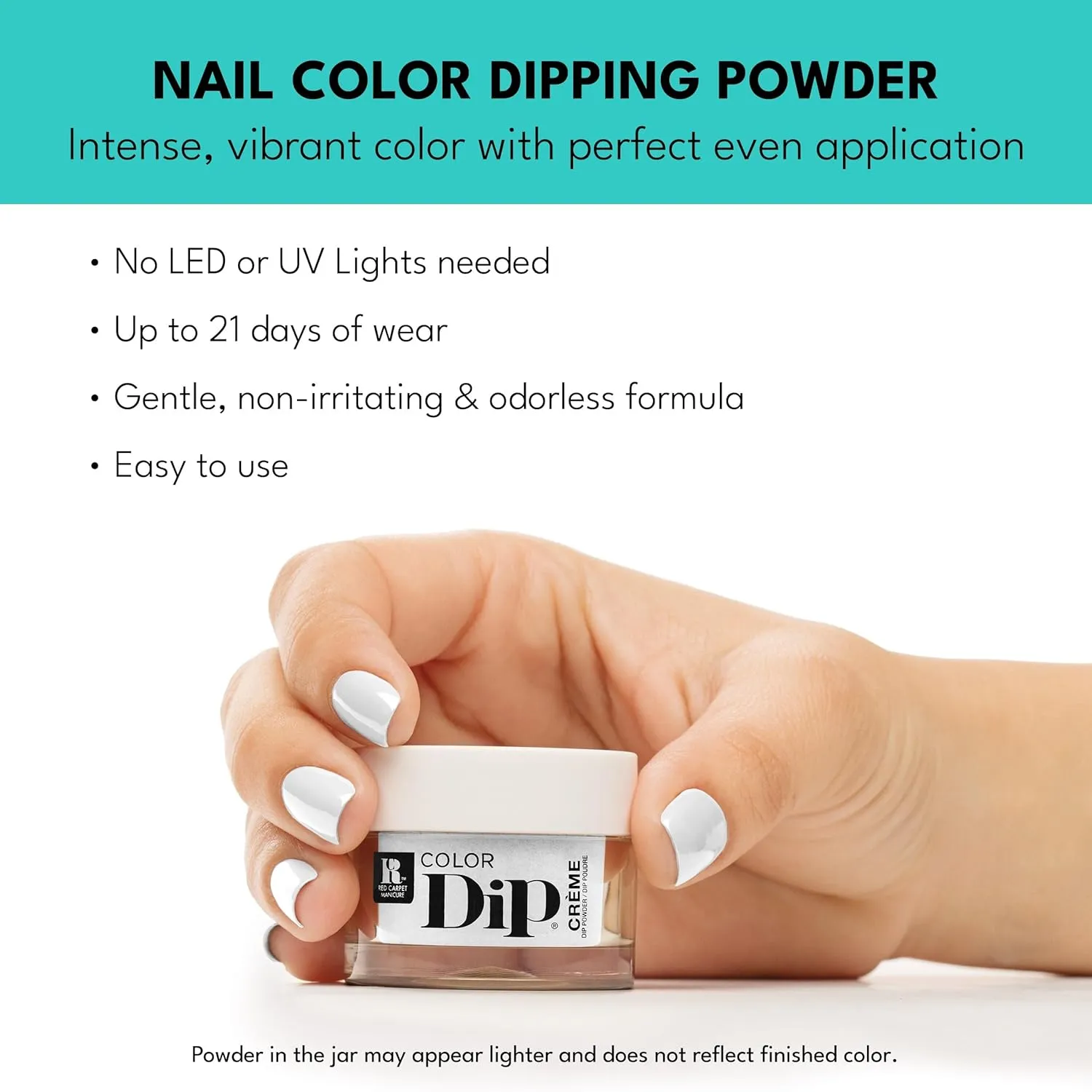 RC Red Carpet Manicure Color Dip Bundle Noir – Vibrant Color Dipping Powder Set, 0.3 oz Each – Easy to Use, No UV/LED Needed, Salon Quality Nails at Home, 6pcs.