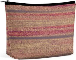 Red Large Makeup Bag, Vintage Classic Red Cosmetic Bag,Travel Makeup Bag,Leather Makeup Pouch, Cosmetic Travel tote bags,Portable travel toiletry bag