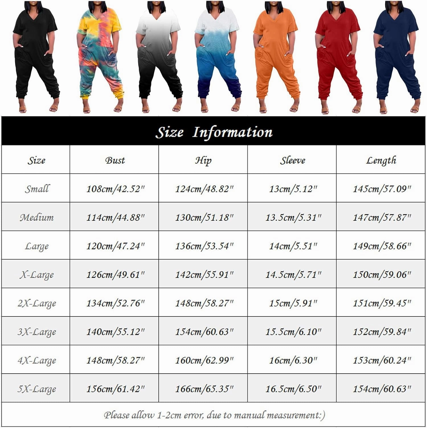 Romper, Women's Loose Solid Off Shoulder Elastic Waist Stretchy Long Romper Jumpsuit