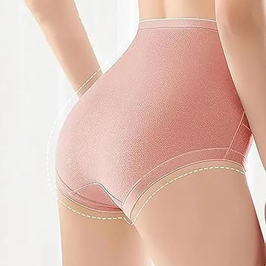 Ropa interior térmica gruesa y polar,Ropa interior de algodón de cintura alta para mujeres y niñas,Calor del vientre