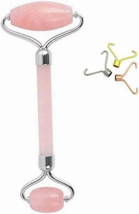 Rose Quartz Gua Sha SPA Jade Massage Roller Massager Eye Face Neck Facial Relaxation Slimming Tool