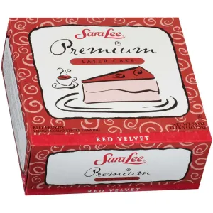 Sara Lee Red Velvet Layer Cake, 53 Ounce -- 4 per case.