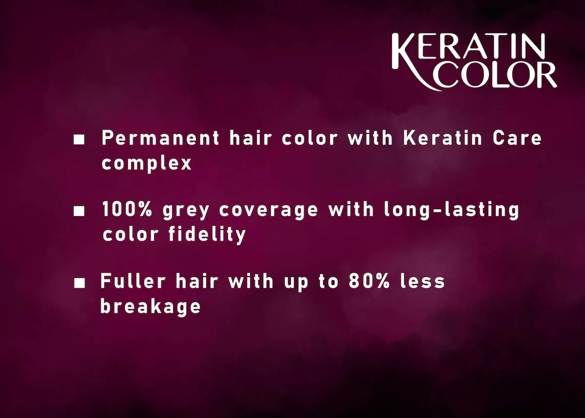 Schwarzkopf Keratin Color Permanent Hair Color Cream, 4.3 Red Velvet Brown