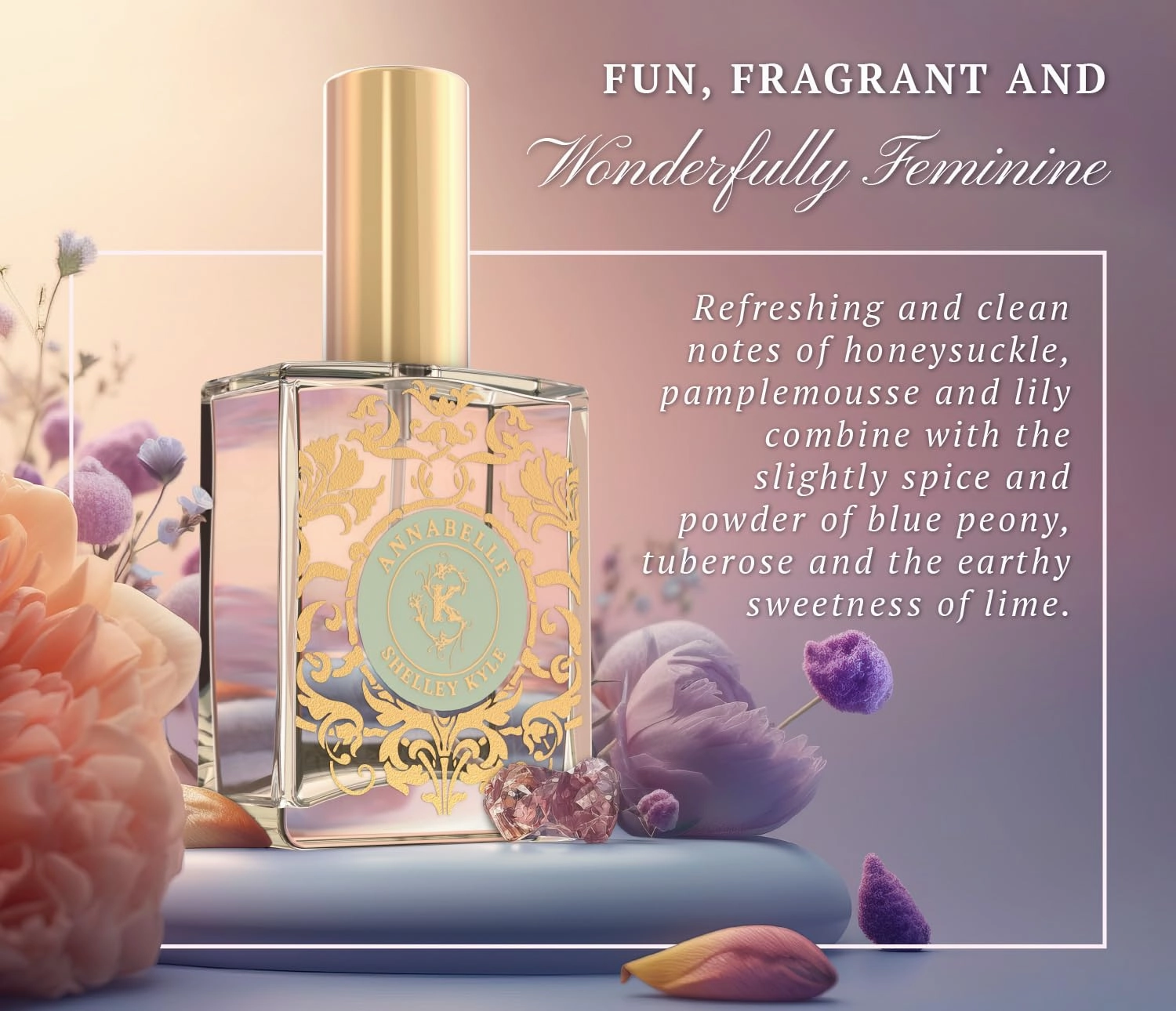 Shelley Kyle Unveiling Exquisite Fragrances with Travel Size Women's Perfume. Discover Enchanting and Tease Scents, Plus Floral Annabelle Perfume, 30 ml