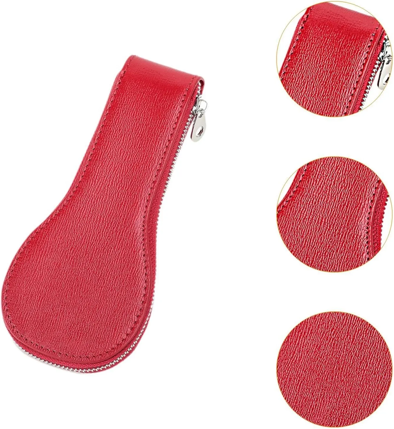 Single Slot Watch Case Watch Box Sturdy Wristwatches and Smart Watches Multipurpose Hard Shell Accessories Watch Storage Box, red