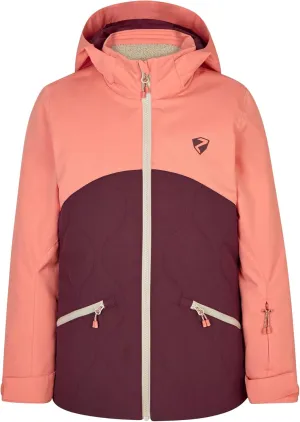 Skiwear Girls Ski Jacket - AYLA Velvet red