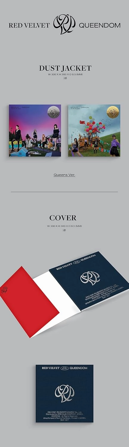SM Ent. RED VELVET - QUEENDOM [Queens ver.] (6th Mini Album) Album Extra Photocards Set (Random ver.), 0