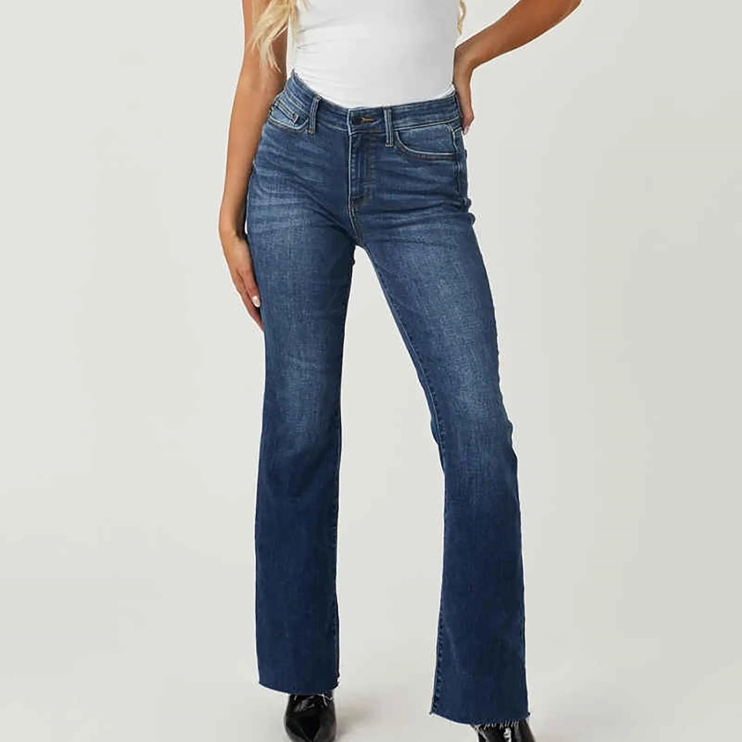 Straight Leg Stretchy Jeans Leg Jeans Loose Wide Leg Casual Pants Woman's Jeans Jeans Woman Jeans Jeans for Women
