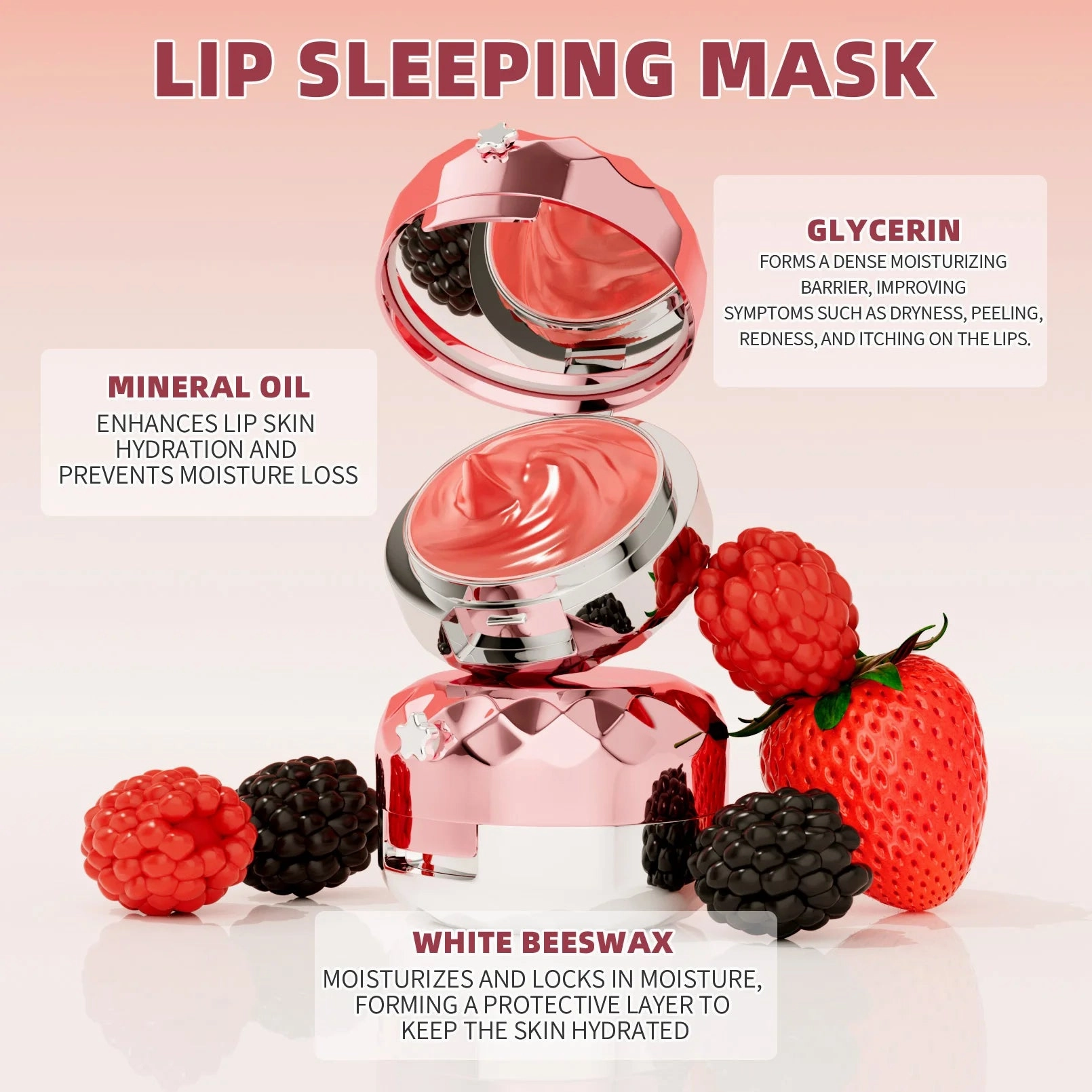 Strawberry Lip Sleeping Mask