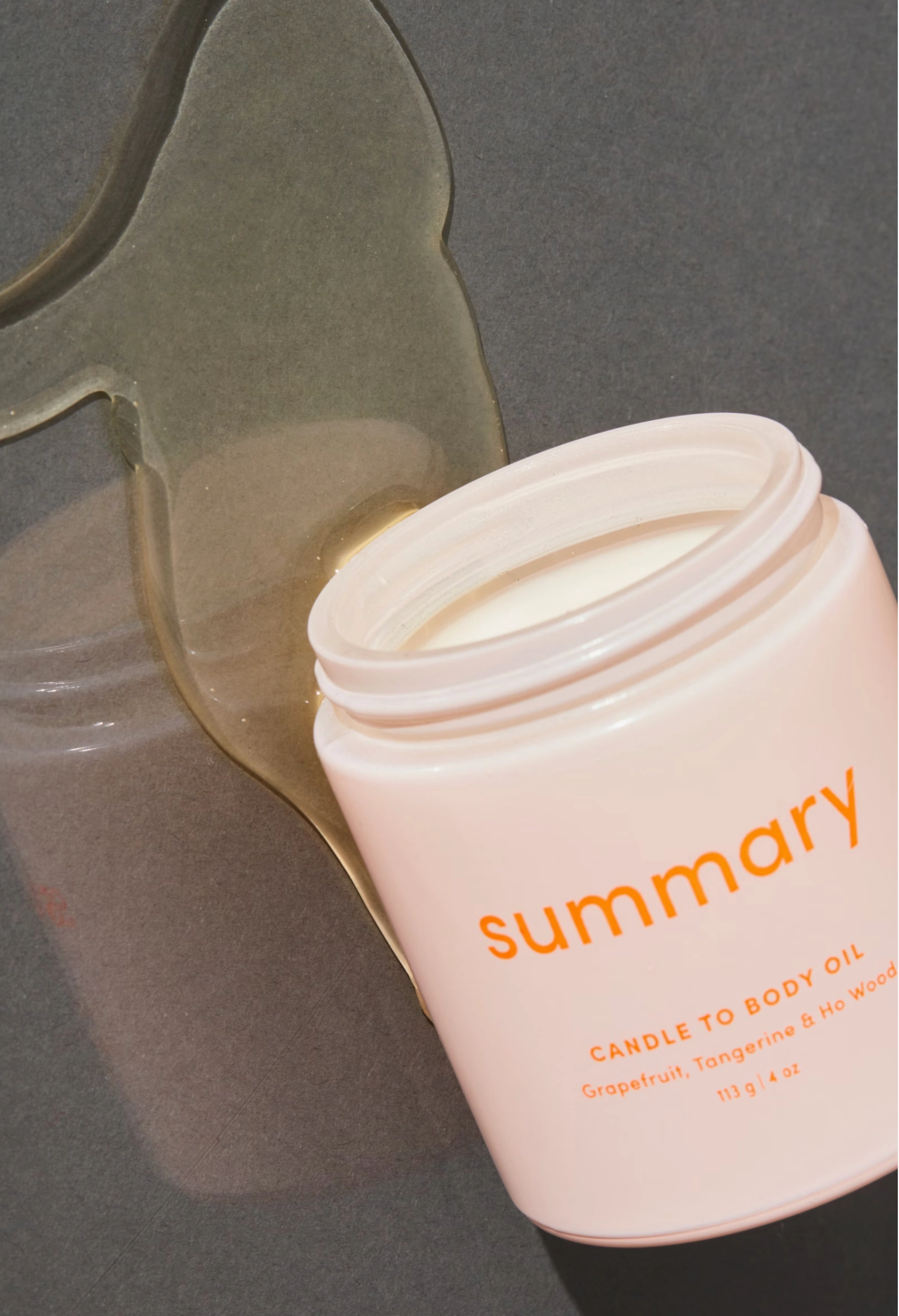 Summary Candle to Bodyoil
