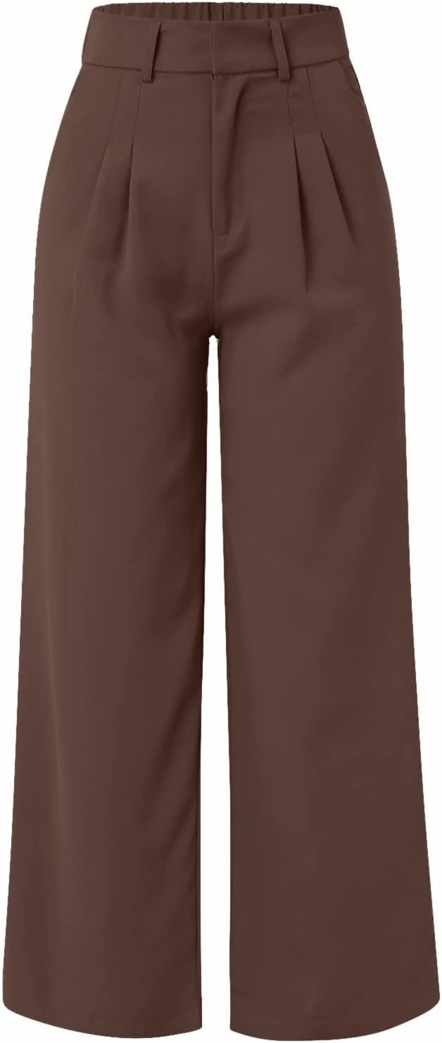 Summer Pants for Women 2024 Trendy Women Wide Leg Pants for Women Work Business Casual High Waisted Dress