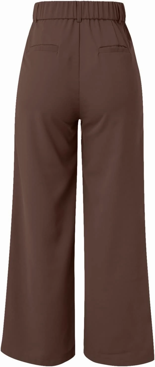 Summer Pants for Women 2024 Trendy Women Wide Leg Pants for Women Work Business Casual High Waisted Dress