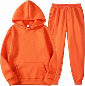 Sweat Set Hoodies for Men 2 Piece Sweatpants Sweat Suit Fall Long Sleeve Tracksuits Mens Sweatshirts Jogger Pants