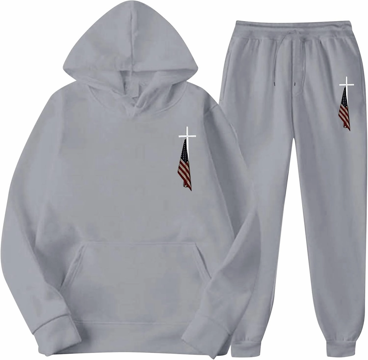 Sweat Suits for Men 2 Piece Hoodie Sweatsuit Sets Long Sleeve Hooded Sweatshirts and Sweatpants Sets Sports Suit