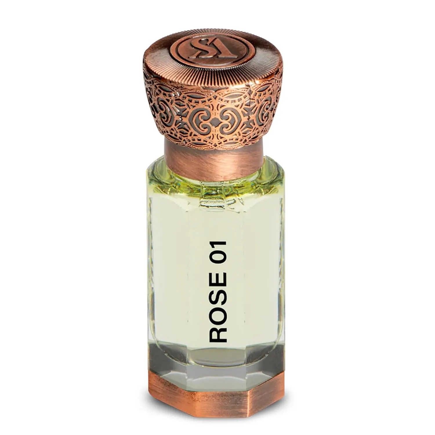 Swiss Arabian Rose 01 - Arabian Perfume Oil - Rose Perfume for Women - Long Lasting Women's Fragrances with Vanilla, Musk, Cashmere - 0.4 oz