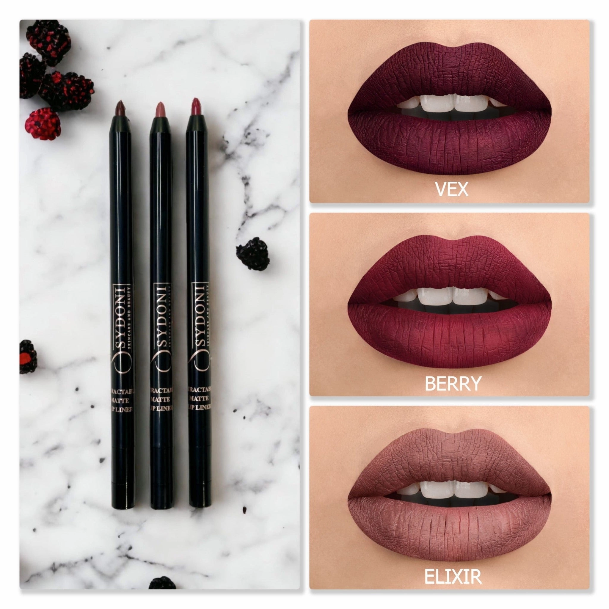 Sydoni Lip Liner Bundle - Sweet Berries