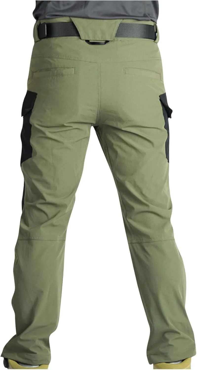 Tactical Pants for Men Combat Pant Motorcycle Riding Pants Ripstop Military Cargo Trousers for Camping Hiking Work