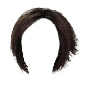 Toni Brattin Fascination Wig - Chin Length Layers, a Side-Swooping Bang & a Razor-Cut Neckline - Heat-Friendly Synthetic Fiber Looks & Feels Natural - Adjustable & Comfortable (Dark Brown, Regular)