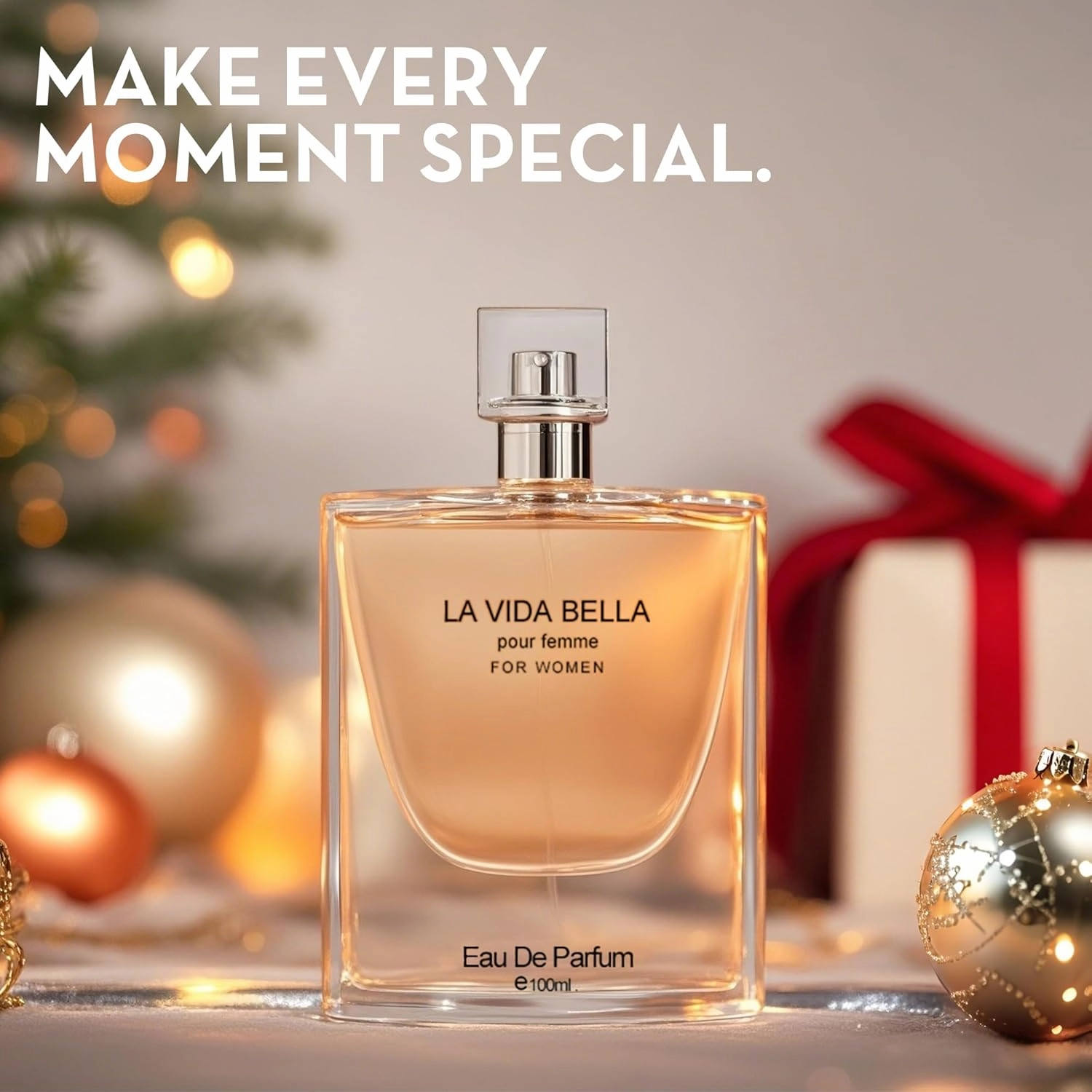 Top Sales 4 Piece Women Perfume Set Choco Musk/Valentine Milano/La Vida Bella/Sarah Fuchsia Eau de Parfum, Women's Fragrance Sets with Luxury Gift Box for Daily Use