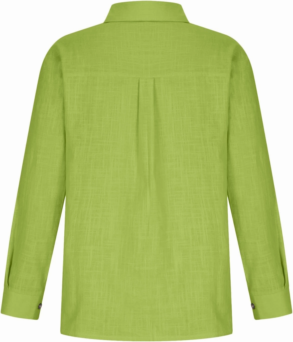 Tops for Women 2024 Cotton Linen Plus Size Long Sleeve Button Down Shirts Work Office Loose Casual Fit Clothes