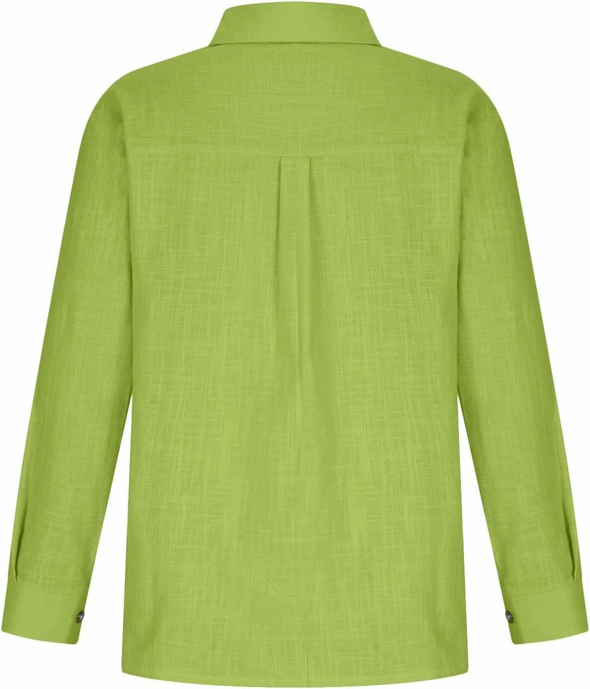 Tops for Women 2024 Cotton Linen Plus Size Long Sleeve Button Down Shirts Work Office Loose Casual Fit Clothes