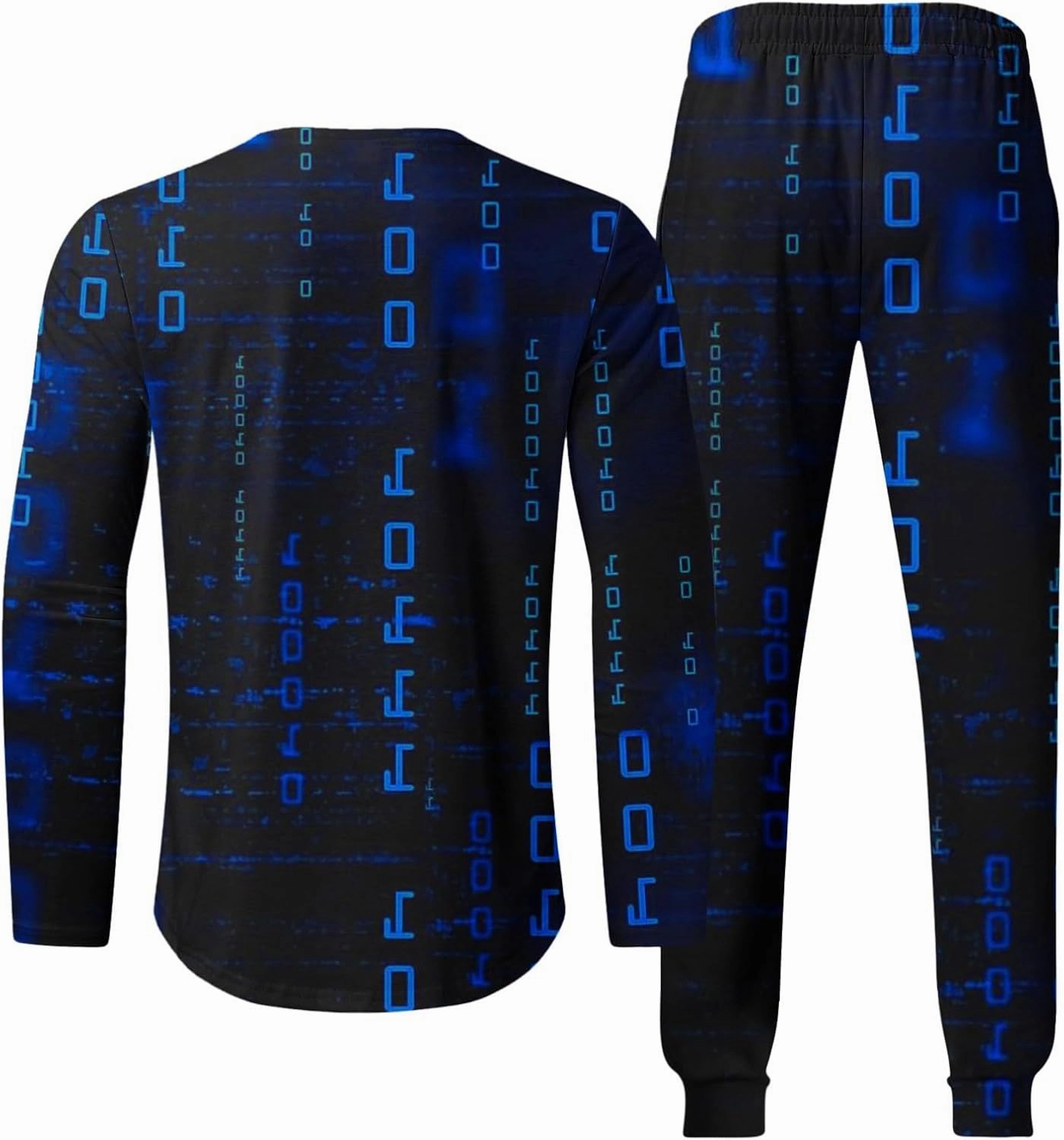Track Suits for Men Set Workout Athletic Jogging 2 Piece Outfits Long Sleeve 3D Print Pullover Sports Sweatsuit
