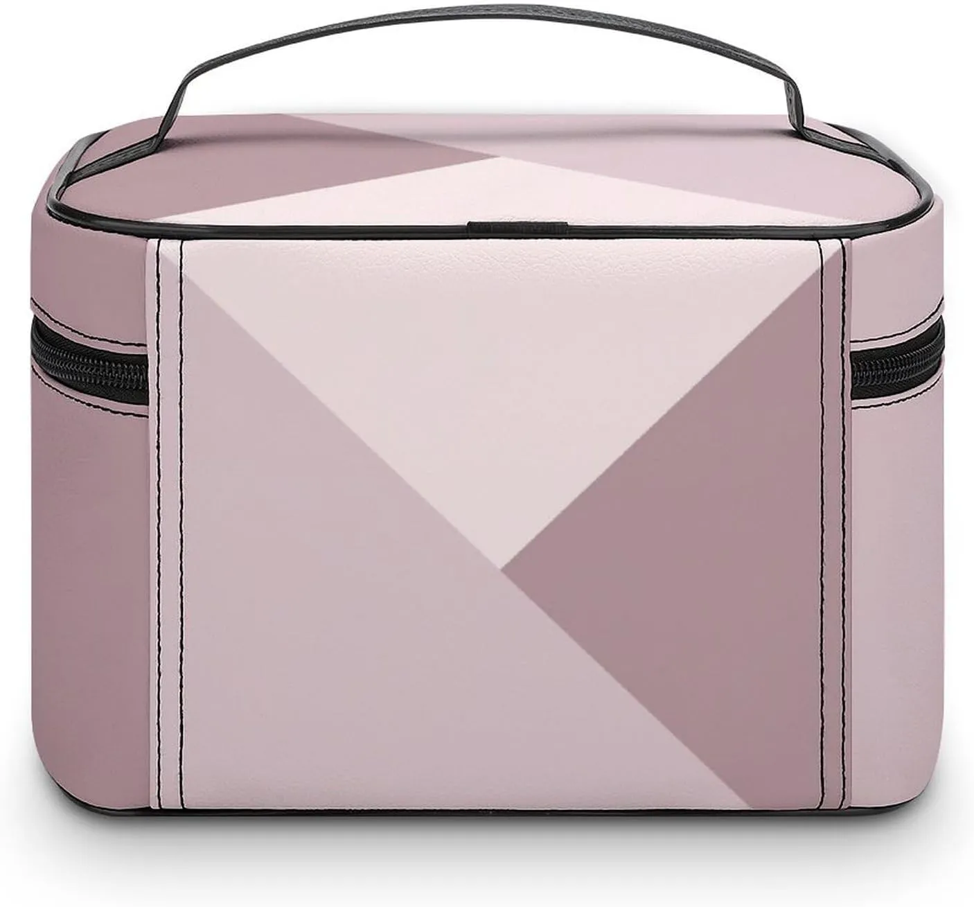 Travel Makeup Bag, Light Lavender Dusty Rose Blush Pink Cosmetic Bags for Women Large Capacity Waterproof Toiletry Bag Make up Organizer