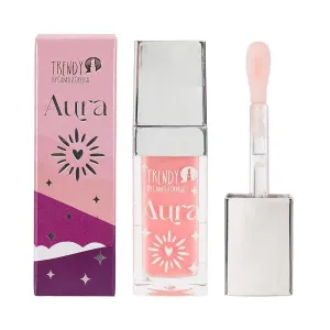 Trendy by Camila Orrego Aura Lip Gloss – Tone 04 – High-Gloss Hydrating Liquid with Soft Strawberry Scent
