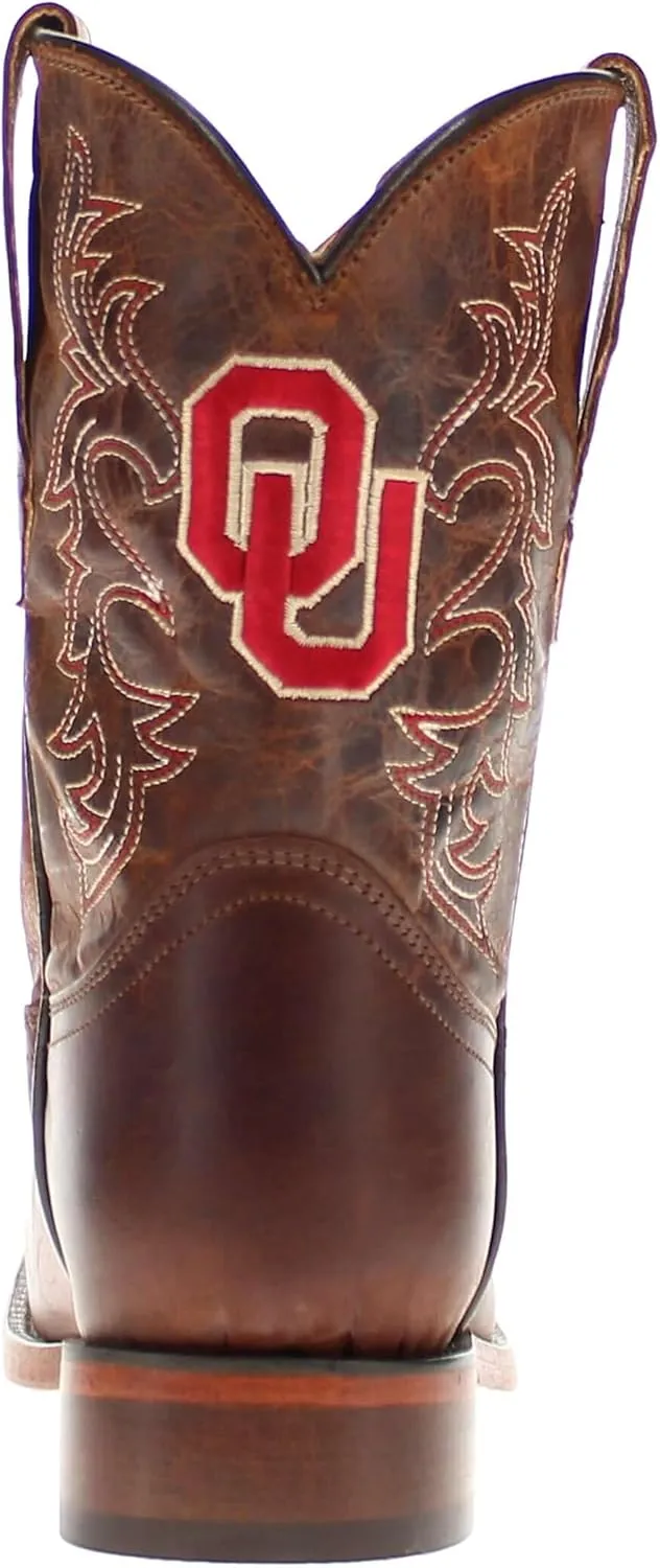 Vaccari Boys Blake Genuine Leather Square Toe Officially Licensed NCAA League Toddler/Kids Boots