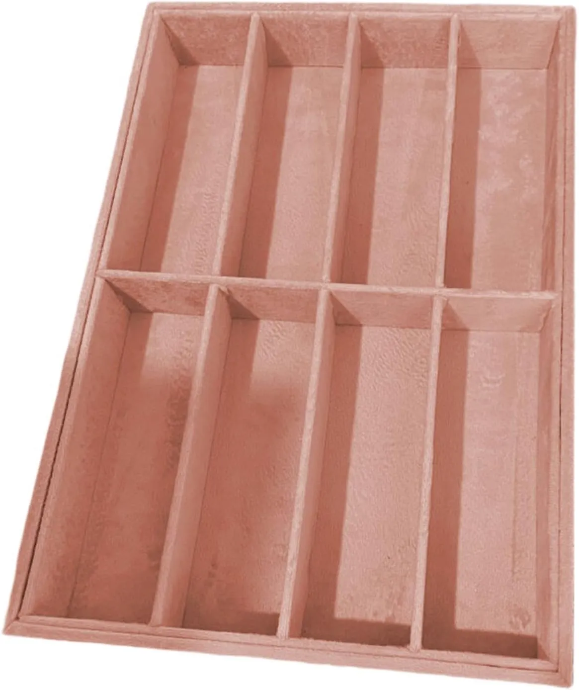 Velvet Glasses Display Tray, Sunglasses Organizer Watch Holder, Sunglasses Jewelry Organizer Eyewear Storage Box for Bedroom, Pink