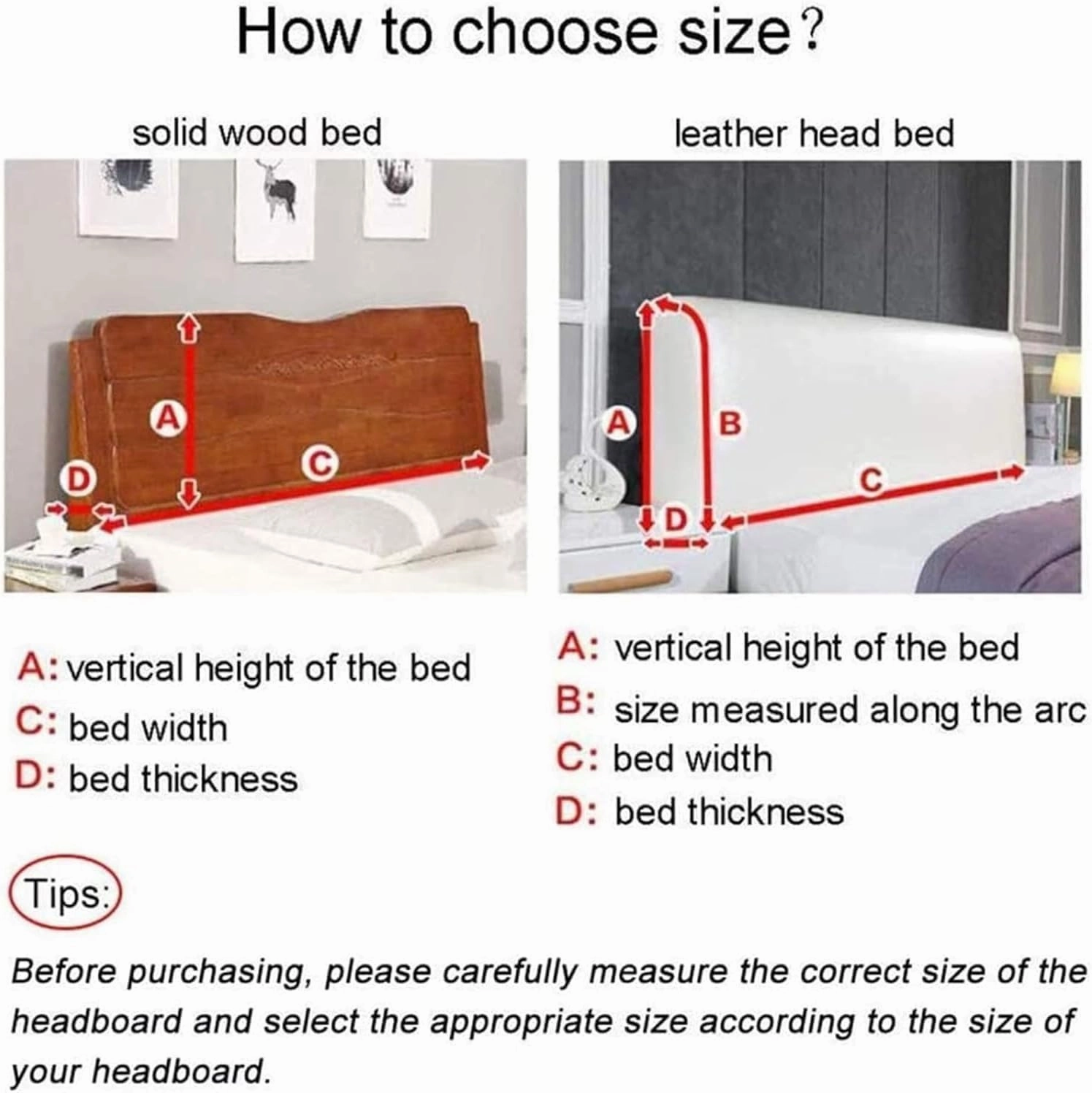 Velvet Bed Headboard Cover for Queen Twin Full King Size, Quilted Bed Headboard Slipcover Thicken Dustproof Headboard Padding Protector Cover (Camel,Full:140cm(55"))